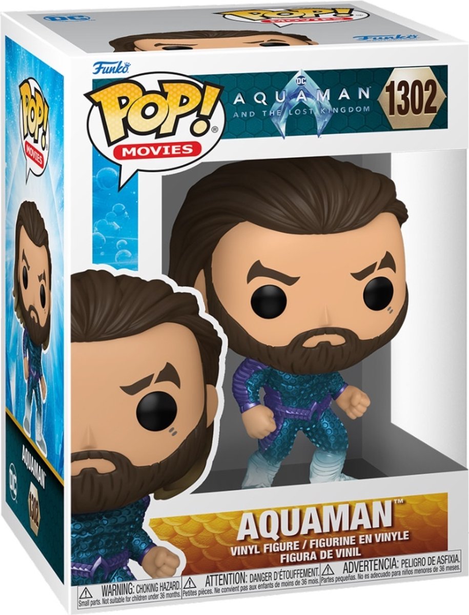Funko pop movies: aquaman - atlantis suit - pop #1302