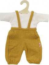 Heless poppen tuinbroek okergeel, maat 28-35 cm - afbeelding 1