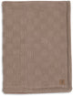 Jollein baby deken ledikant - 100x150cm - box knit - milky coffee velvet