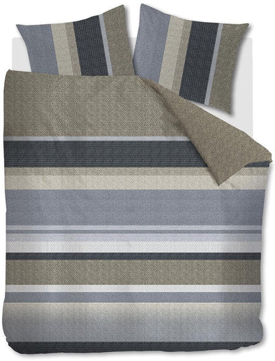 Beddinghouse jorren dekbedovertrek - lits-jumeaux xl - 260x200 220 - blauw grijs