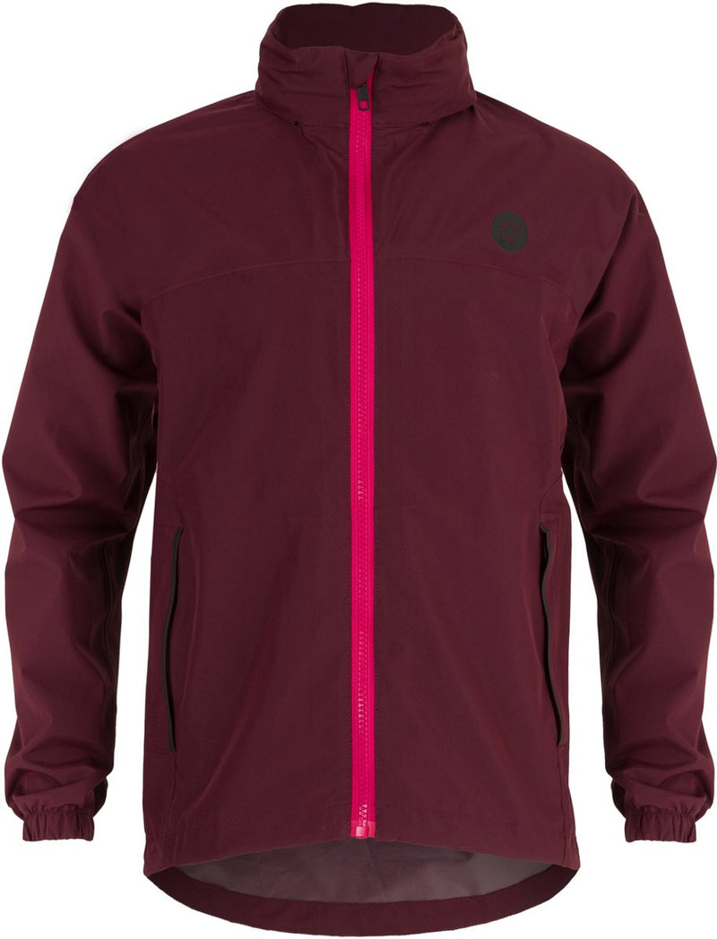 Agu essential - kids regenjas - wind- en waterdicht - poray 5000 - ademend - reflecterend - rood - 128
