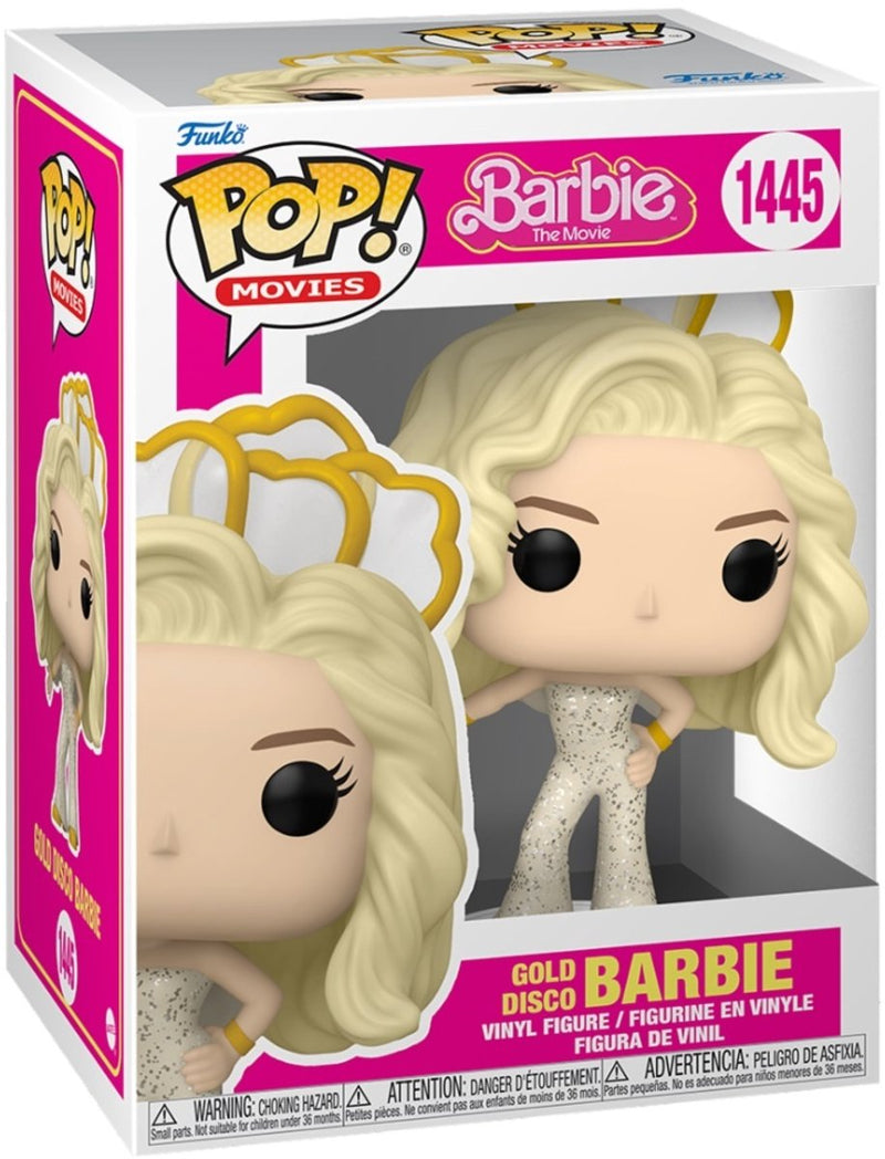 Funko pop movies: gold disco barbie - pop #1445