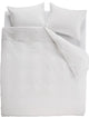 Ambiante cotton uni dekbedovertrek - effen - tweepersoons - 200x200 220 - wit