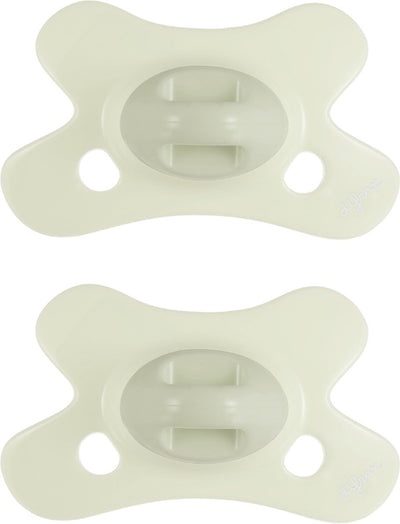 Difrax fopspeen natural - 0 tot 6 maanden - lichtgroen - 2 stuks