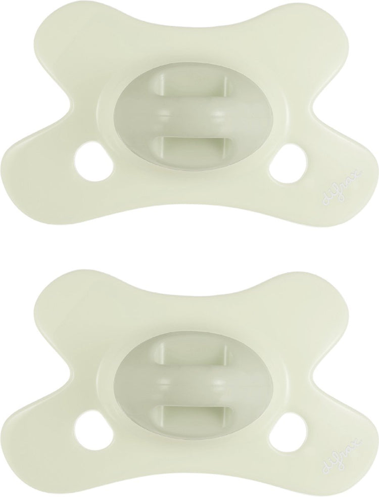 Difrax fopspeen natural - 0 tot 6 maanden - lichtgroen - 2 stuks
