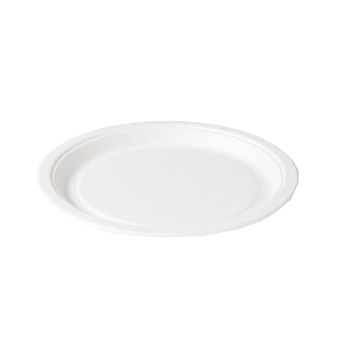 Bord rond karton wit 23 cm (8x20 stuks)