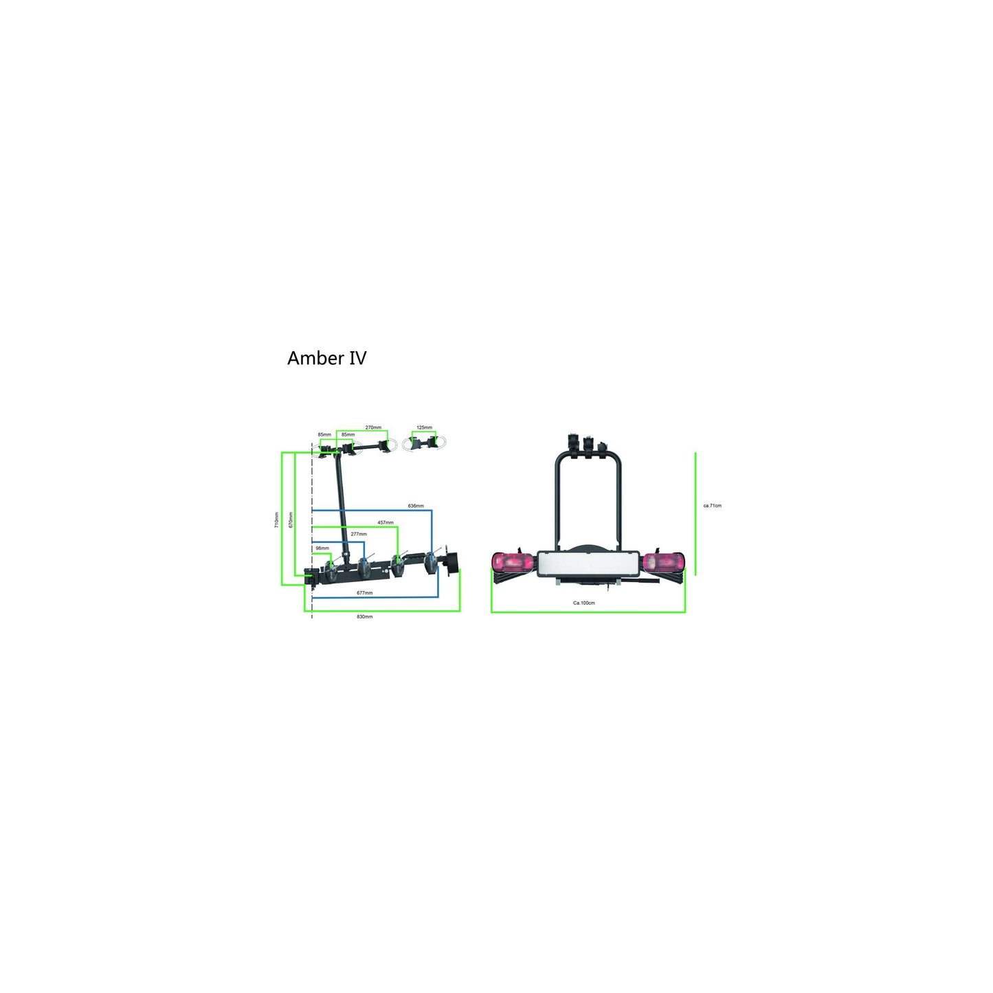 Pro-user fietsendrager amber iv