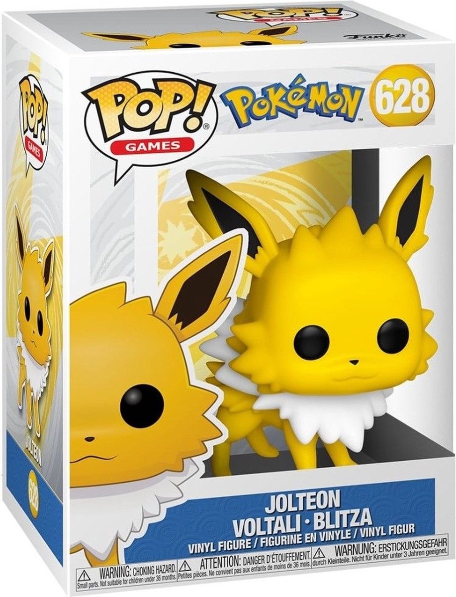 Funko pop games: pokémon - jolteon - pop #628