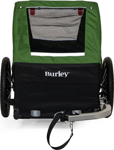Burley bark ranger fietskar – fietskar dieren – fietskar hond – inklapbaar – jogger – groen zwart