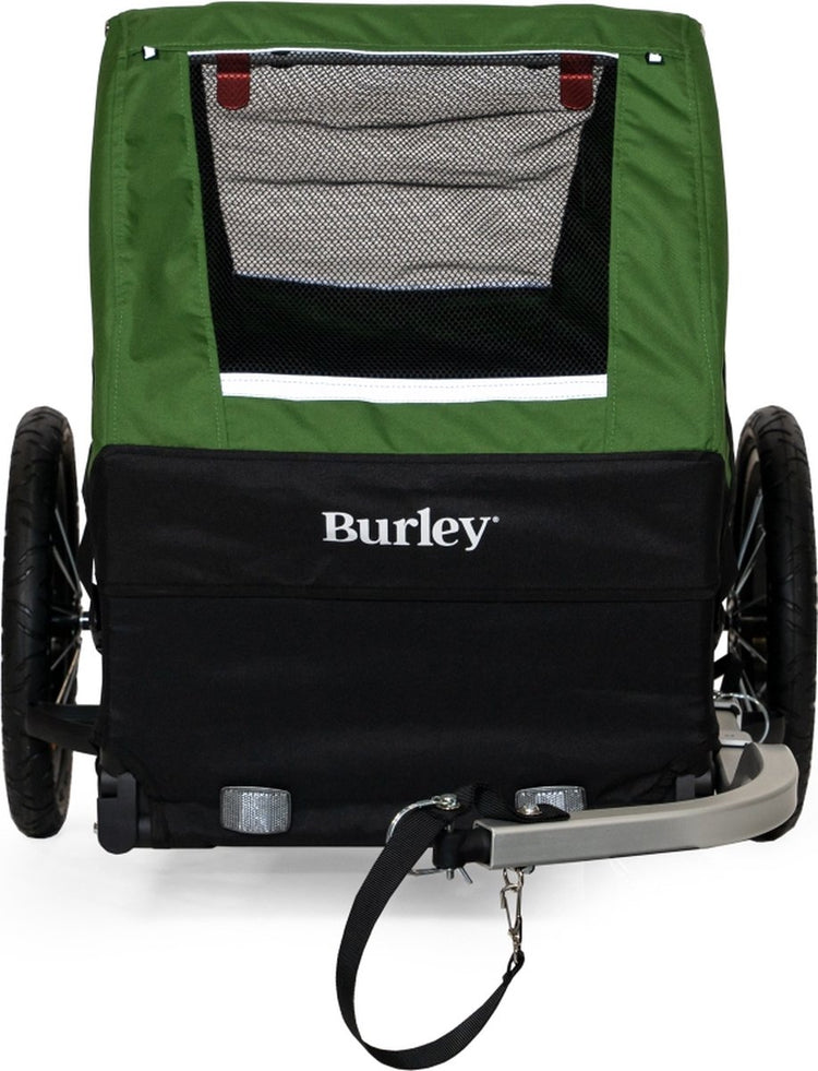 Burley bark ranger fietskar – fietskar dieren – fietskar hond – inklapbaar – jogger – groen zwart