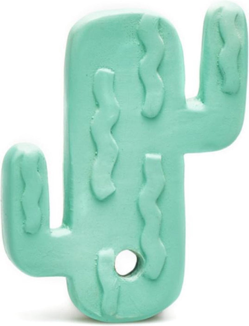 Lanco toys lanco rubberen bijtspeeltje - cactus - plat - groen