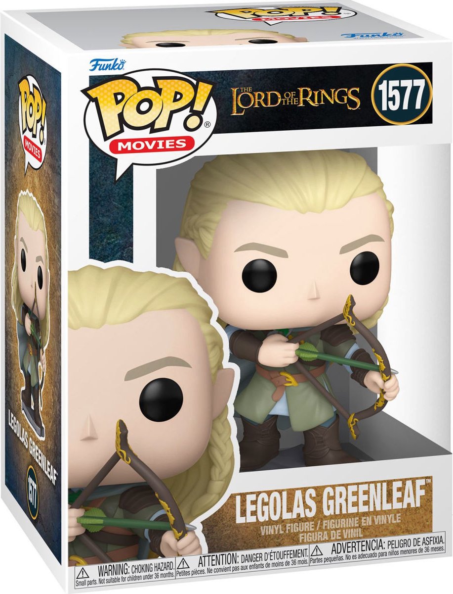 Funko pop movies: the lord of the rings - legolas greenleaf pop #1577