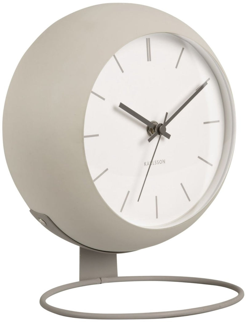 Karlsson tafelklok nirvana globe - grijs - ø21cm -