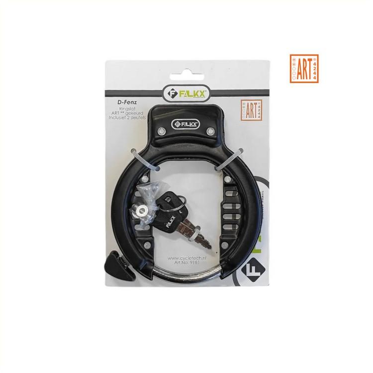 Falkx d-fenz ringslot zwart art** 70mm breed