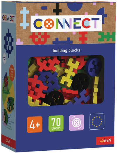 Trefl connect connect - bouwblokken 70 - standaard meerkleurig_fsc mix 70%