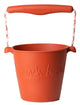 Scrunch speelgoedemmer - oranje - opvouwbaar - recycleerbaar