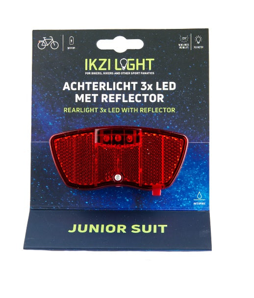 Ikzi light achterlicht drager junior 3xled