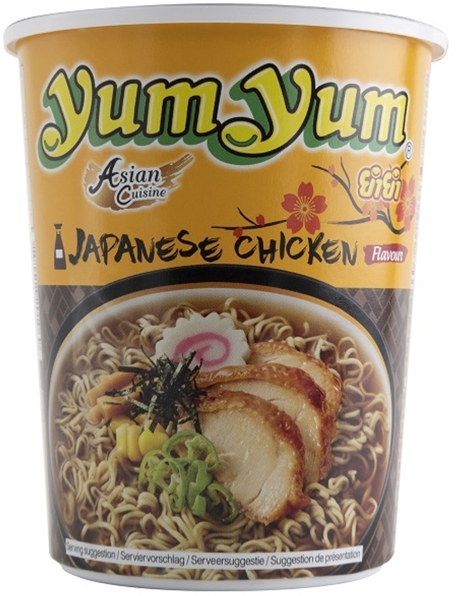 Yum yum shoyu saus bami soep cup 70g 12x