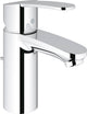 Grohe eurostyle cosmopolitan wastafelkraan - standaard uitloop - met trek-waste - chroom - waterbesparend