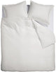 Ambiante satin uni dekbedovertrek - tweepersoons - 200x200 220 cm - wit