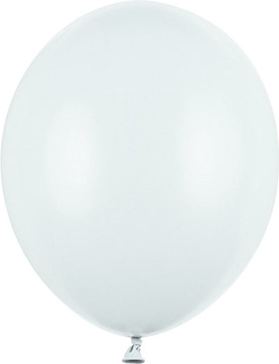 Partydeco ballon lichtblauw extra sterk (100 st 30 cm)