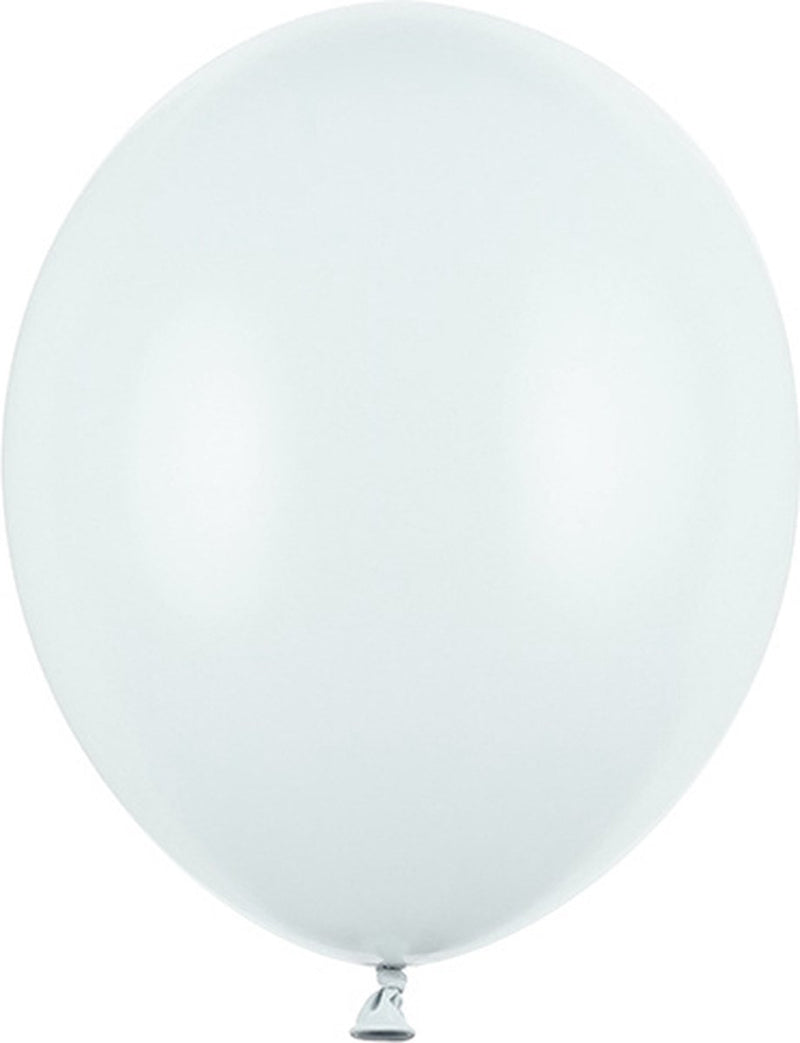 Partydeco ballon lichtblauw extra sterk (100 st 30 cm)