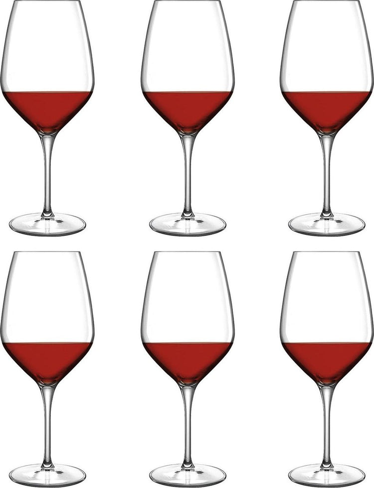 Luigi bormioli atelier rode wijnglas (ø9,1 cm) (set van 6)