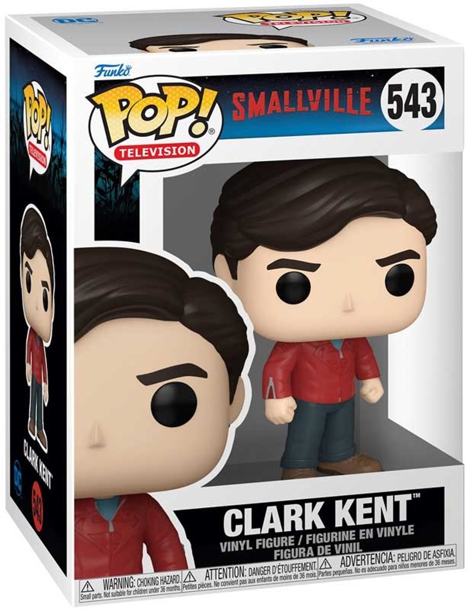 Funko smallville pop! tv vinyl figure clark kent 9 cm pop! figuur