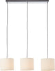 Brilliant teddy - hanglamp - 3-lichts - e27 max 3x25w - teddystof - beige