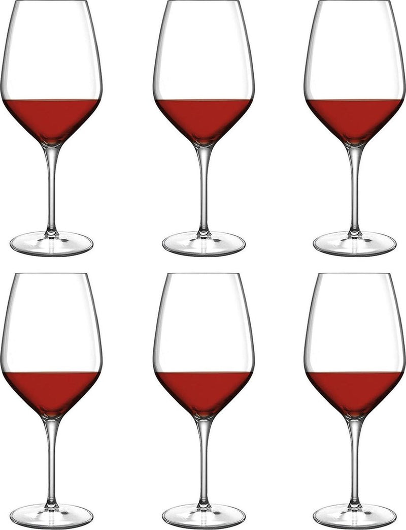 Luigi bormioli atelier rode wijnglas (ø9,1 cm) (set van 6)