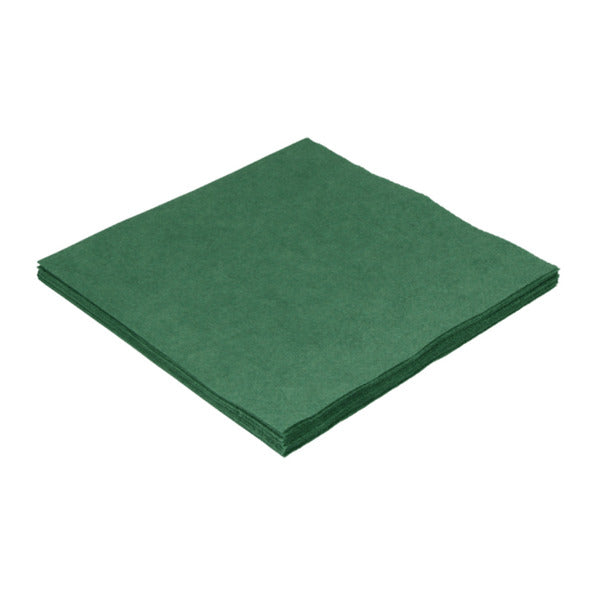 Servet groen 2-laags 33x 33cm (100 stuks)