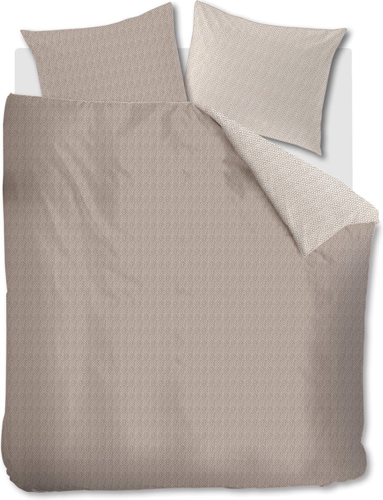 Riviera maison twisted dekbedovertrek - tweepersoons - 200x200 220 - zand