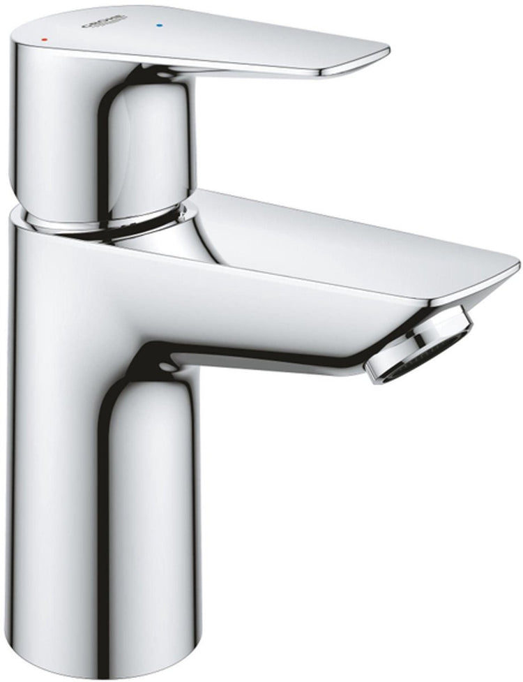 Grohe start edge wastafelkraan - waterbesparend - energiebesparend - push open waste - chroom