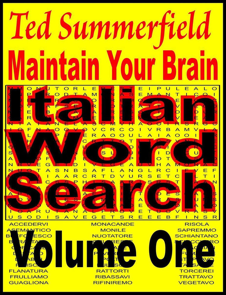 Maintain your brain 22 - maintain your brain italian word search puzzles volume 1