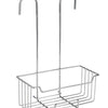 Wenko doucherek milo rvs glanzend 25x36cm - zonder boren - doucherekje hangend - douchemand - douchecaddy ophangbaar