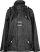 Ralka regenjack waterdicht reflectie - junior - zwart - 152