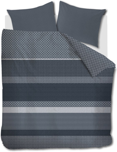 Beddinghouse fera dekbedovertrek - tweepersoons - 200 x 200 220 cm - blauw