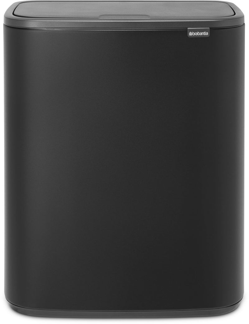 Brabantia bo touch bin prullenbak - 1 vak - 60 liter - mineral moonlight black
