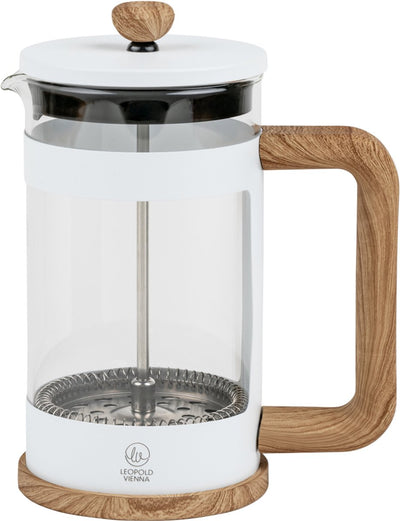 Leopold vienna - cafetiere franca - 600ml - wit
