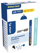 Pilot - permanent marker - beitelvormige punt 4.5 mm - blauw - 20 stuks
