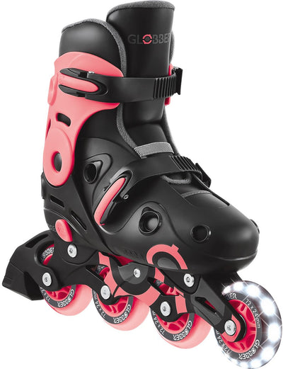 Globber inline skates - go skate pink- roze - verstelbaar 34-37 - lichtgevende wielen - vanaf 5jaar 34-37