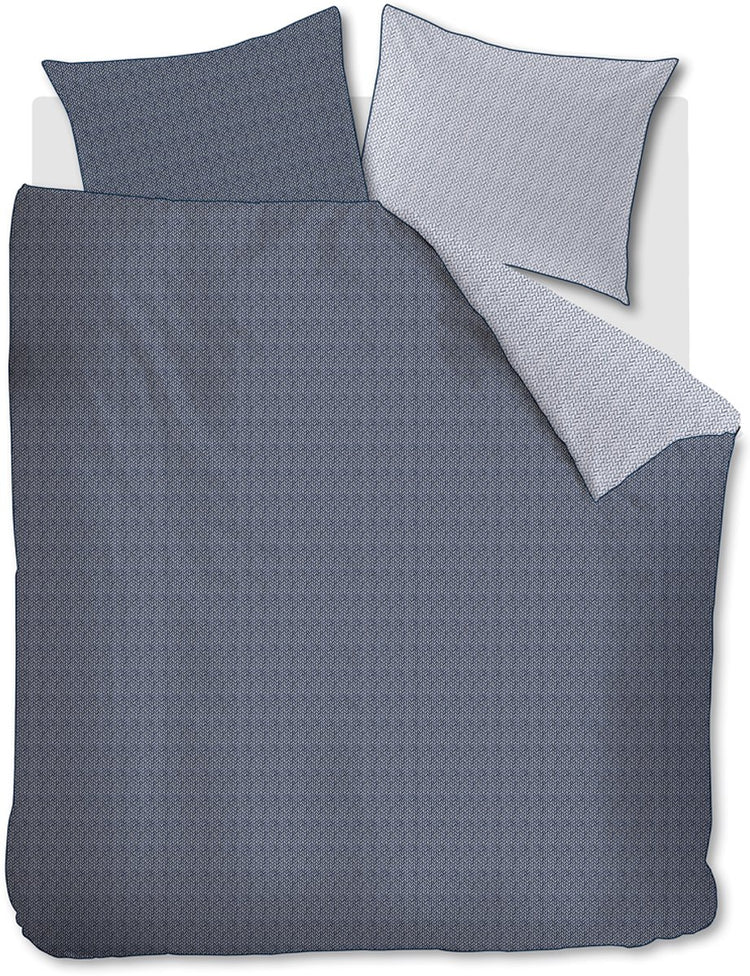 Riviera maison twisted dekbedovertrek - tweepersoons - 200x200 220 - blauw