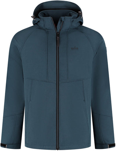 Kjelvik outdoorjas rik blauw
