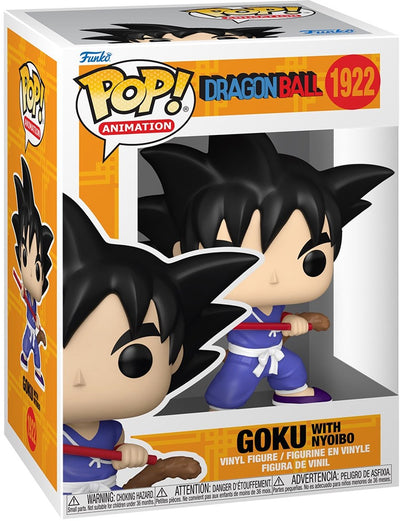 Funko pop animation: dragon ball - goku with nyoibo pop #1922