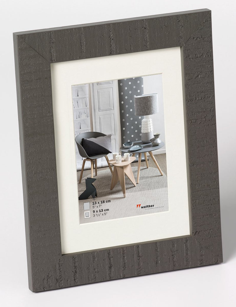 Walther home - houten lijst - fotoformaat 13x18 cm - grijs