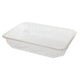 Kilobak pp transparant 18.6 x 13 x 3 x 3.6 cm (50 x 500ml)