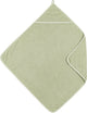 Meyco baby popcorn badcape - soft olive - 75x75cm