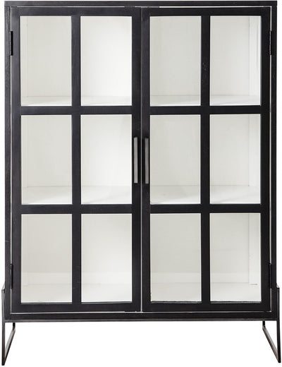 Bloomingville - opaal kast - zwart - eiken