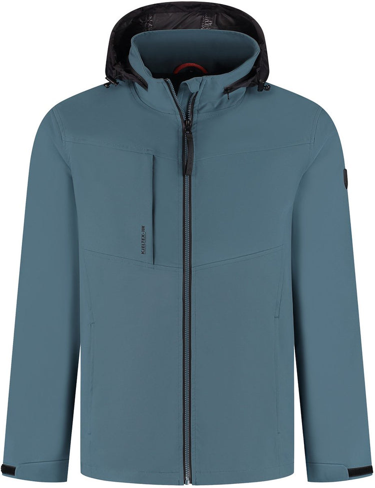 Kjelvik outdoorjas remy blauw