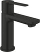Grohe lineare new xs-size wastafelmengkraan – push-open waste – ecojoy – fastfixation plus – matte black